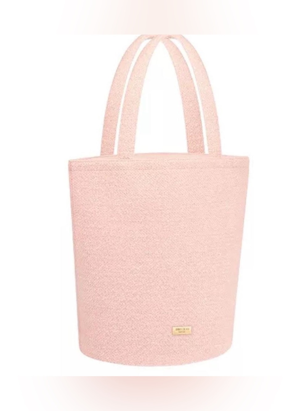 Jimmy Choo Pink Textured Perfume Tote